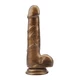 DarkMuscle justin sider gold - Klasické dildo s přísavkou, zlaté