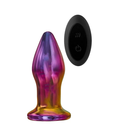 Dream Toys glamour glass remote vibe plug - Wibrujący korek analny z pilotem