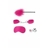 Ouch! introductory bondage kit #2 - pink - Zestaw BDSM