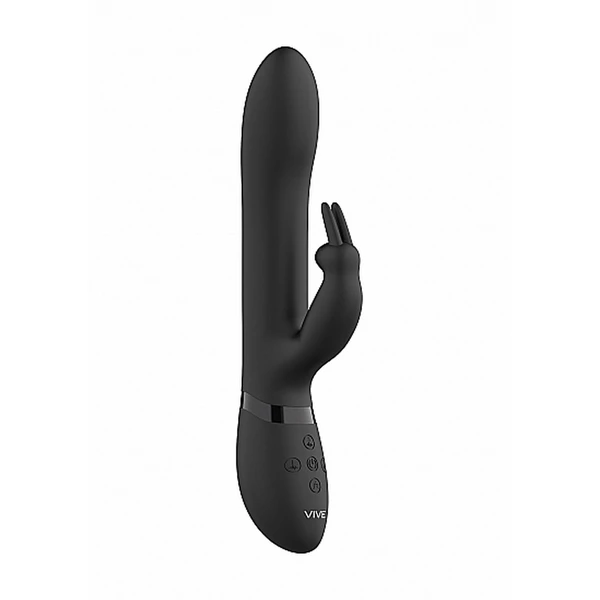 Vive Amoris Stimulating Beads Rabbit Black - Wibrator króliczek