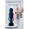 Boss Series Silicone Massager 7 - Wibrujący masażer prostaty z pierścieniem erekcyjnym