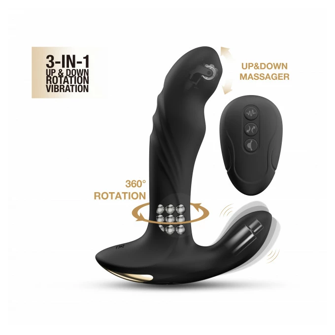 Marc Dorcel Multi PJoy - Masážní přístroj na prostatu na dálkové ovládání