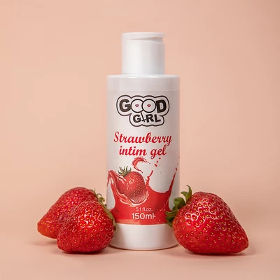 Good Girl Strawberry Intim Gel 150ml - Lubrykant na bazie wody, truskawkowy