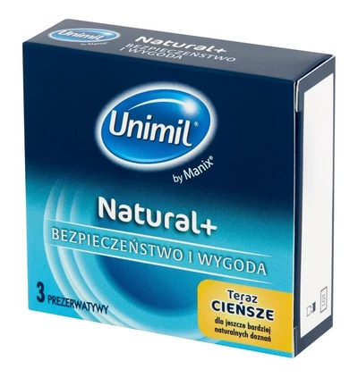 Unimil Natural 3 szt - prezerwatywy