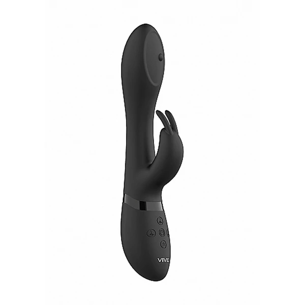 Vive Wibrator Mira Spinning G Spot Rabbit Black - Wibrator króliczek
