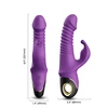 Boss Series Zing Purple - Wibrator króliczek z ruchem pulsacyjnym i obrotowym Fioletowy