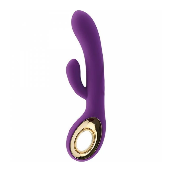 Toyz4lovers Twin Touch Grip Purple - Wibrator króliczek Fioletowy