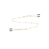 Taboom tweezers pearl &amp; deluxe chain - klipsy na sutki z łańcuszkiem