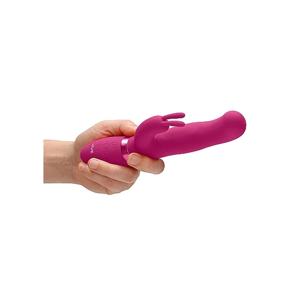 Vive Izara Rotating Beads Rabbit Pink - Wibrator króliczek