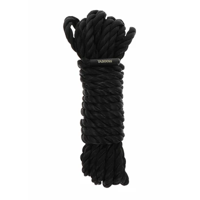 Taboom bondage rope 5 meter 7 mm - Lina do krępowania, Czarny