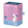 Satisfyer vulva lover 2 white - Wibrator łechtaczkowy z stymulacją soniczną, Biały