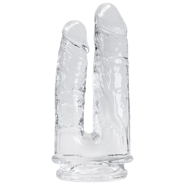 Alive Imperium Jelly Sz01 - Dildo podwójne z przyssawką