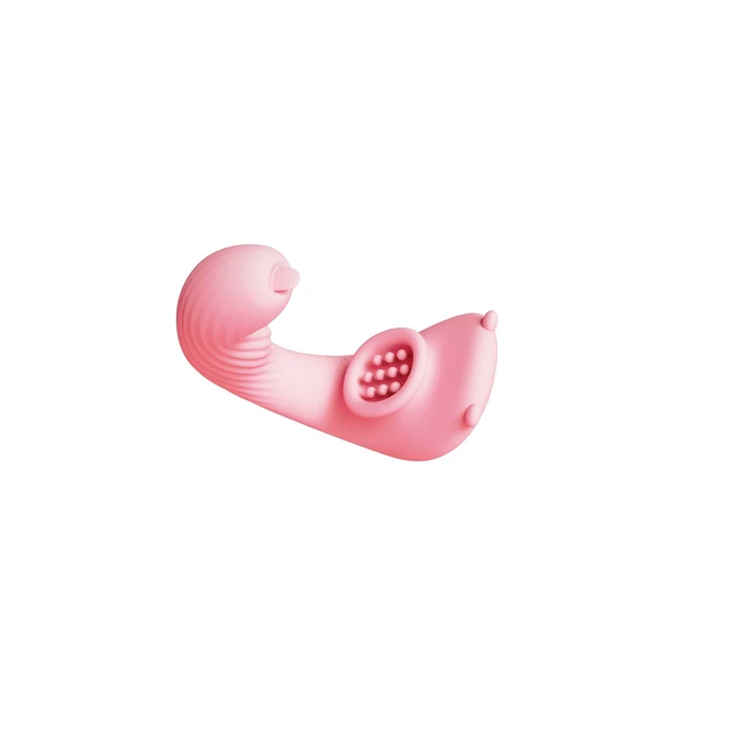 Boss Series Cute Remote Wearable Tongue Licking Vibrator - Wibrator dla par z stymulacją oralną