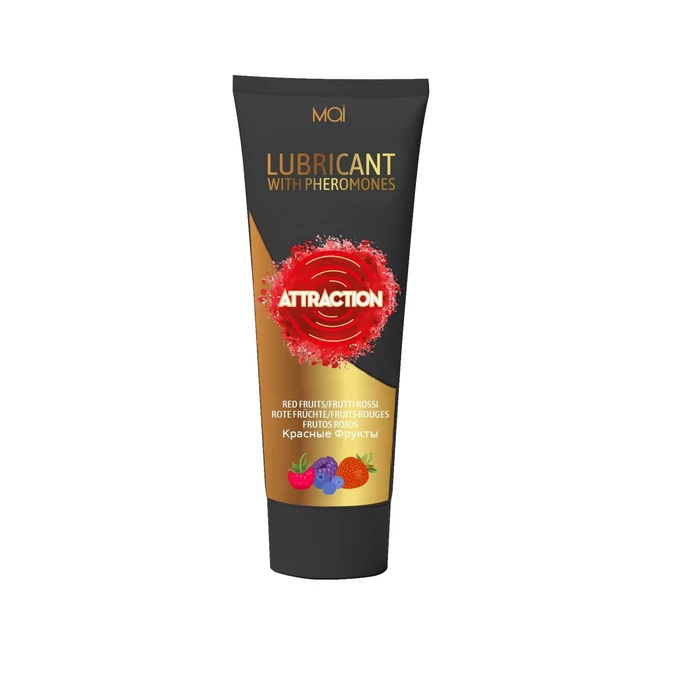 Attraction Lubricant With Pheromones Red Fruits 100 Ml - Lubrykant z feromonami owocowy