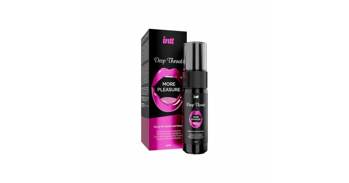 Intt Intt Deep Throat Spray 12 Ml Sprej Pro Orální Sex Sensu