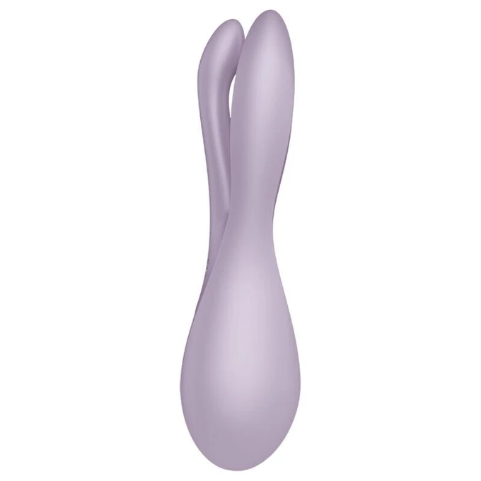 Satisfyer threesome 2 violet - Wibrator z trzema elastycznymi ramionami, Fioletowy
