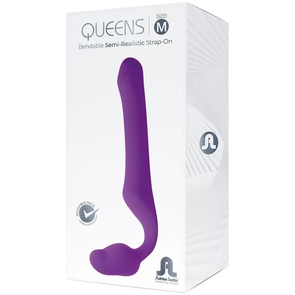Adrien Lastic Strap On Queens M Purple (Strapless) - Dildo Strap On