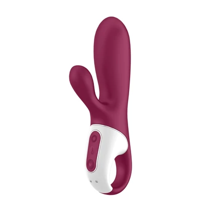 Satisfyer hot bunny connect app - Wibrator króliczek z opcją podgrzewania