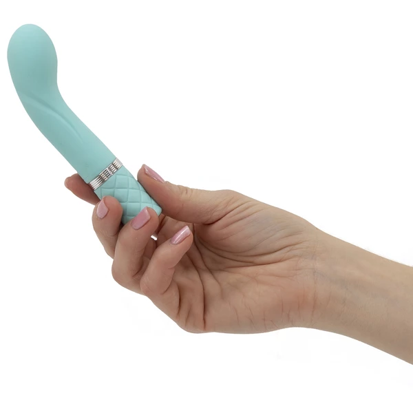 Pillow Talk racy mini massager teal - Wibrator do punktu G