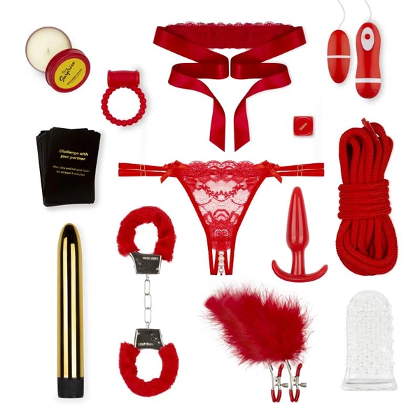 Loveboxxx Sexy Surprise egg - dárková sada, překvapení, 13 kusů