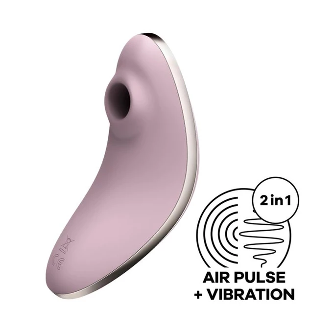 Satisfyer vulva lover 1 violet - Wibrator łechtaczkowy z stymulacją soniczną, Fioletowy