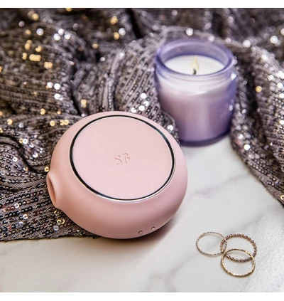 Satisfyer pro to go 3 rose - Vibrátor na klitoris s ultrazvukovou stimulací, růžový