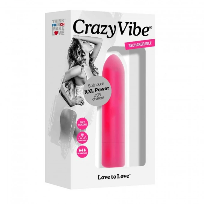 Love to Love crazy vibe danger pink - Miniwibrator