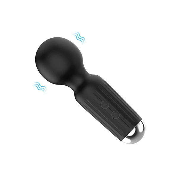 Boss Series Magic Mini 20 UF - Wibrator wand, Czarny