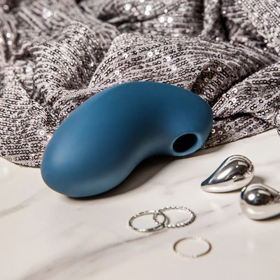 Satisfyer vulva lover 2 blue - Vibrátor na klitoris s ultrazvukovou stimulací, modrý