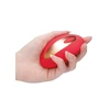 Elegance dual vibrating toy - purity - red - Wibrator łechtaczkowy i kulki gejszy (2w1), Czerwony