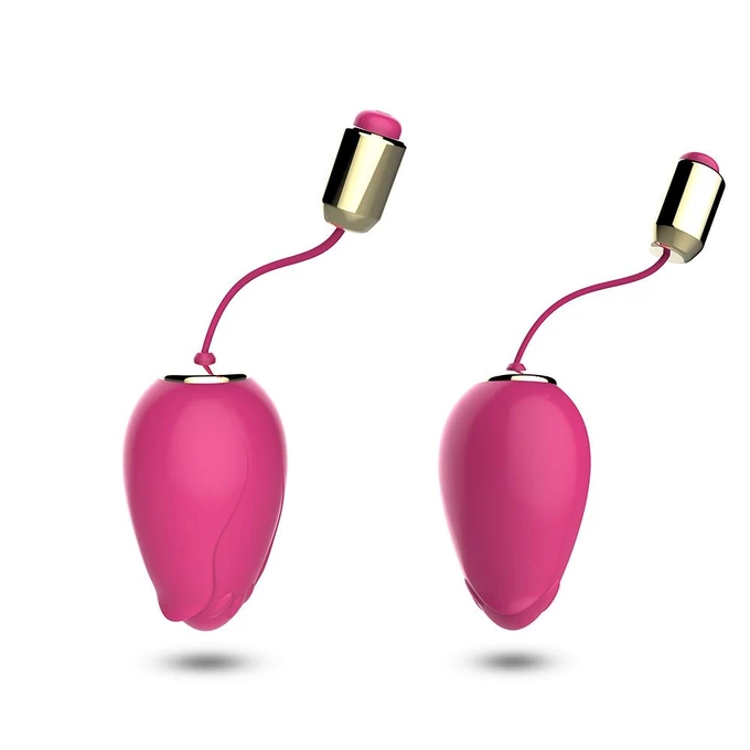 Boss Series Joy Mandala Rose Pink - Wibrator jajeczko z pilotem, Różowy