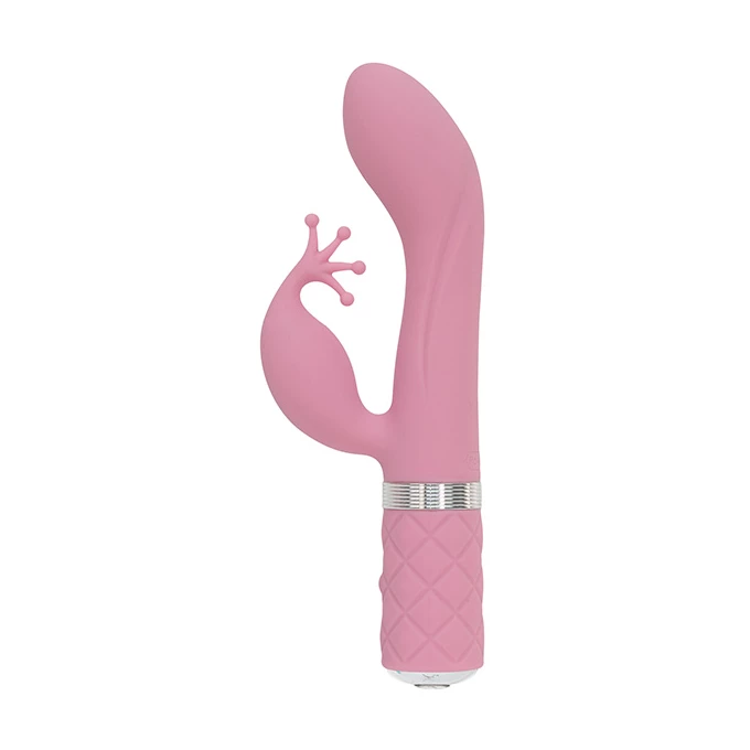 Pillow Talk kinky rabbit &amp; g-spot vibrator pink - Wibrator króliczek