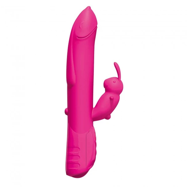 Love to Love sexy bunny 2 - Wibrator króliczek z opcją rotacji