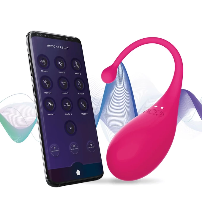 Adrien Lastic Palpitation Fuchsia (Huevo Vibrador + App) - Wibrujące jajeczko z aplikacją na smartfona