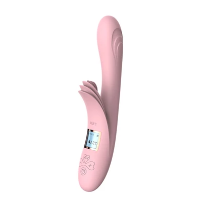Boss Series lilo usb -pink - Wibrator króliczek z podgrzewaniem