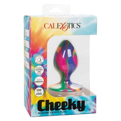 CalExotics Cheeky Medium Tie Dye Plug Multicolor - Korek analny