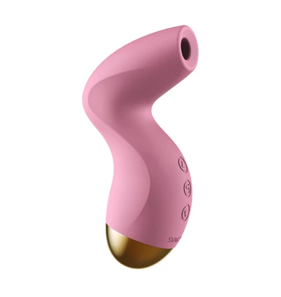 Svakom pulse pure deep suction stimulator pale pink - Wibrator soniczny do łechtaczki, Różowy
