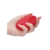 Elegance dual vibrating toy - purity - red - Wibrator łechtaczkowy i kulki gejszy (2w1), Czerwony