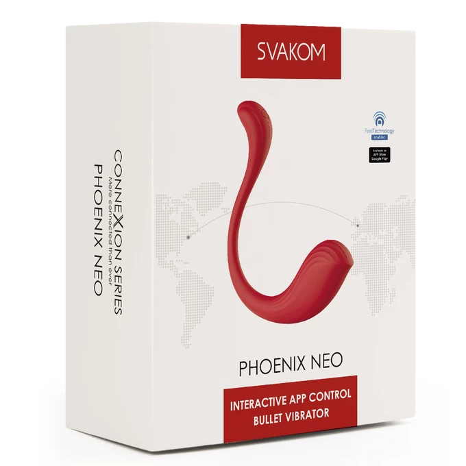 Svakom phoenix neo app controlled - Wibrator jajeczko sterowany aplikacją