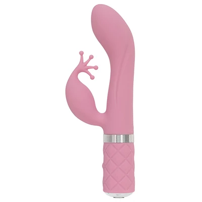 Pillow Talk kinky rabbit &amp; g-spot vibrator pink - Wibrator króliczek