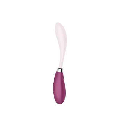 Satisfyer g-spot flex 3 (red) - Wibrator do punktu G elastyczny, Czerwony