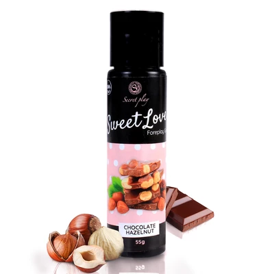 Secret Play chocolate hazelnut gel - 60 ml - Kremowy żel o smaku orzechowym