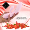 FeelzToys lea rabbit vibrator strawberry - Wibrator króliczek