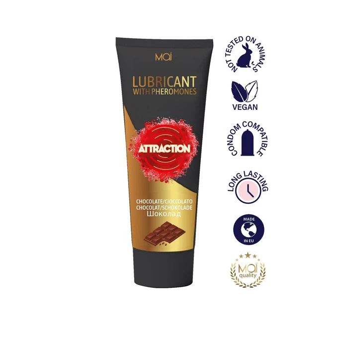 Attraction Lubricant With Pheromones Chocolat 100 Ml - Lubrykant z feromonami czekoladowy