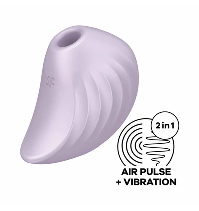 Satisfyer pearl diver (violet) - Wibrator łechtaczkowy z stymulacją soniczną, Fioletowy