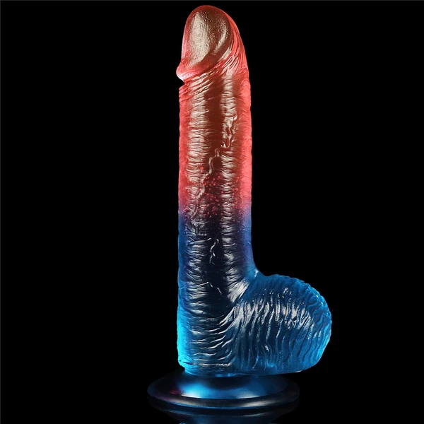 Lovetoy 7.5' Dazzle Studs - Dildo klasyczne na przyssawce