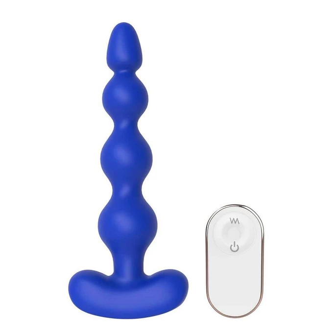 Dream Toys Cheeky Love Remote Anal Bead - Wibrujące koraliki analne z pilotem