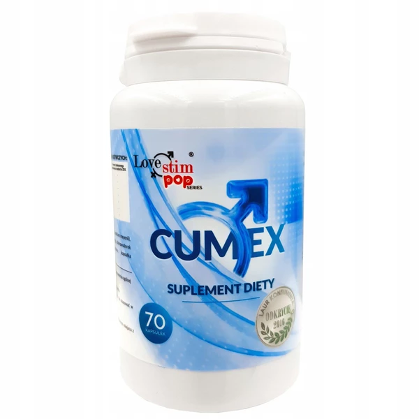 LoveStim Lstim Pop Cumex 70Kaps - Suplement na zwiększenie objętości nasienia