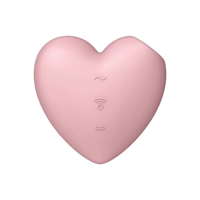 Satisfyer Cutie Heart (Light Red) - Soniczny wibrator łechtaczki