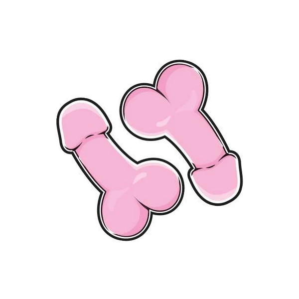 Kinky Pleasure Party Popper Penis - konfetti z penisami